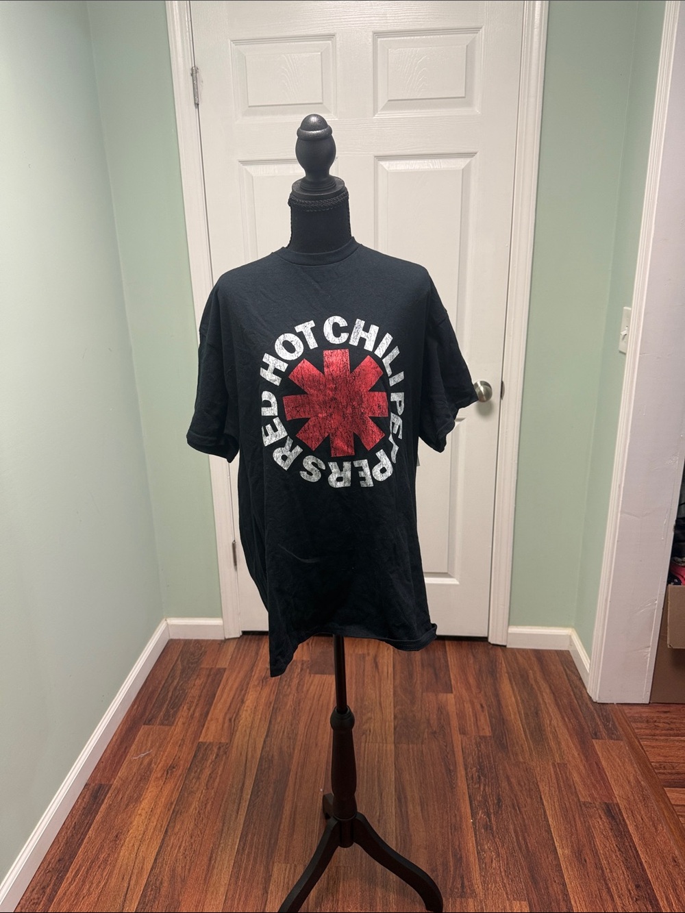 Red Hot Chili Peppers Black Graphic Short Sleeve Tee